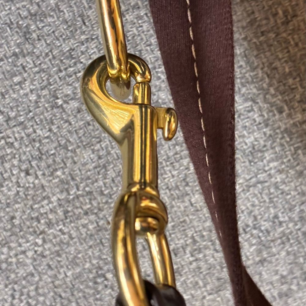 Coach Signature Chocolate Brown Crossbody Bag - Picture 5 of 7